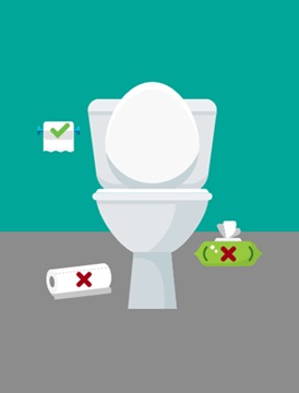 Think before you flush