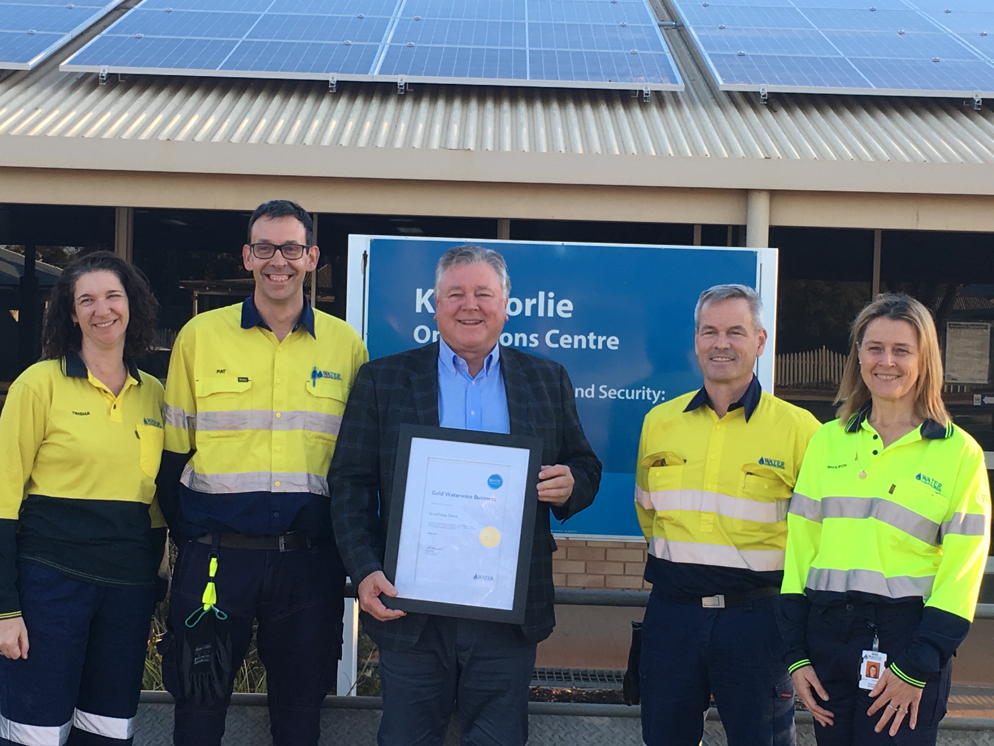 The Goldfields Oasis has been recognised as waterwise