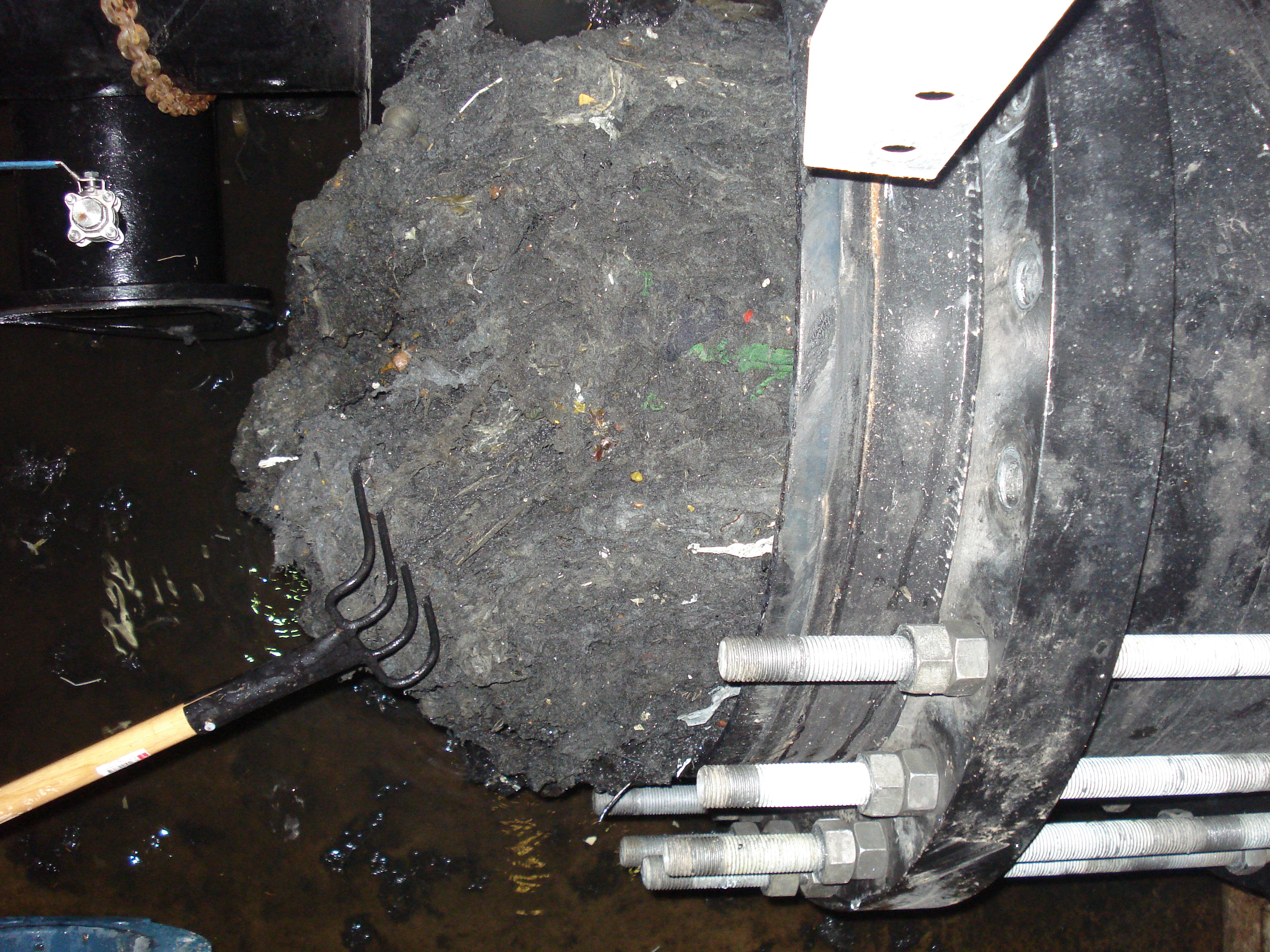 Perth experienced its own ‘monster’ about five years ago, with a congealed mass of rags, wet wipes and other things that should not have been in the wastewater system forming a giant ball which was removed at a wastewater pump station in Munster