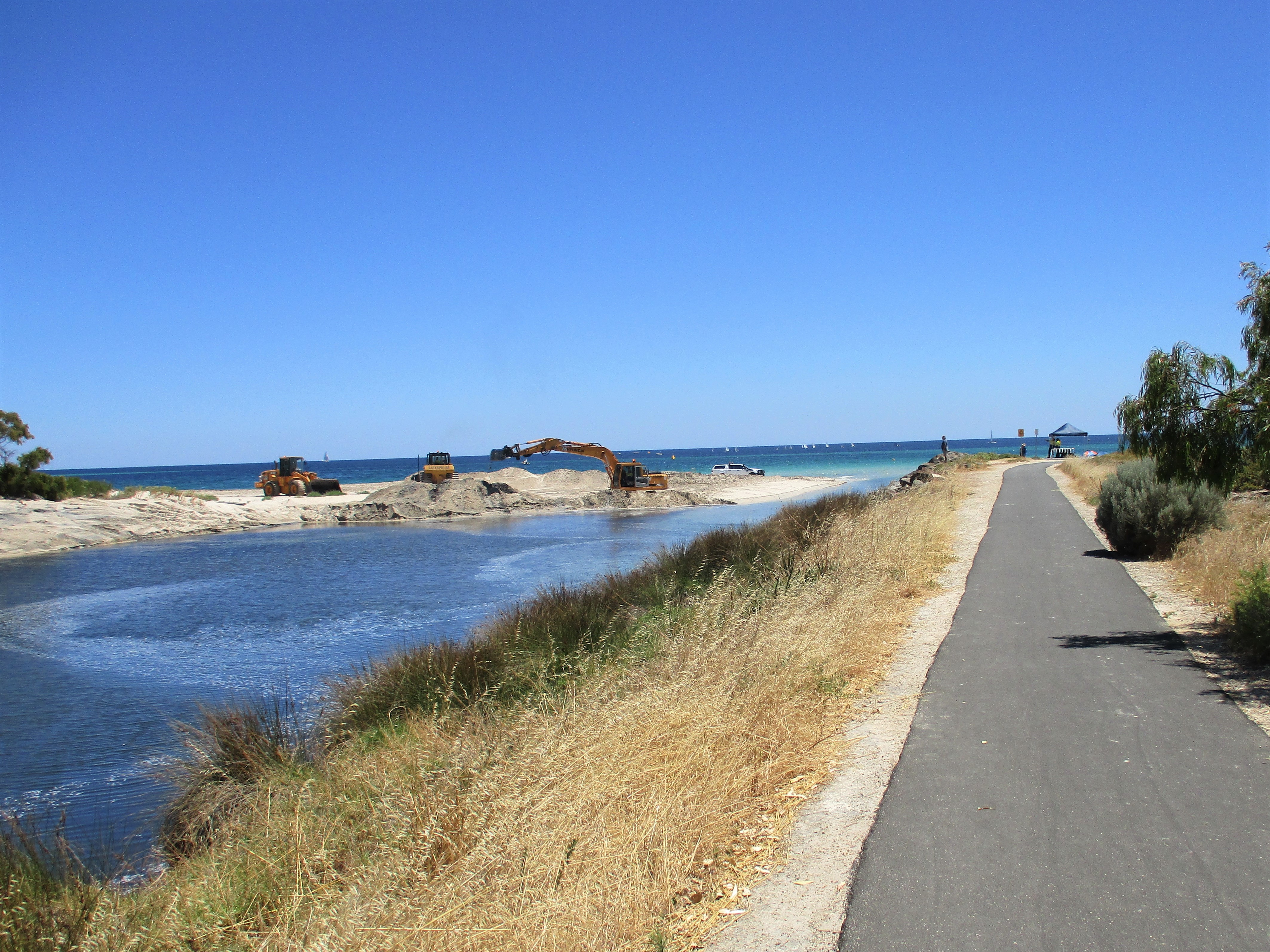Vasse Diversion Ocean Outlet Opening