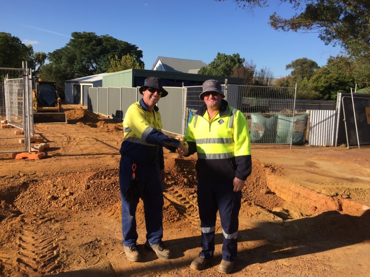 Water Corporation and Shire of Kulin worked together to upgrade a laneway in Kulin