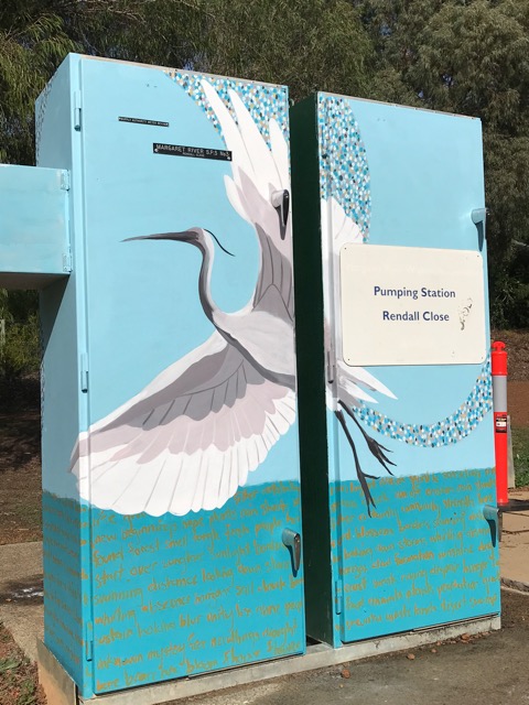 Lori Pensini transformed the Rendall Close Wastewater Pump Station in Margaret River