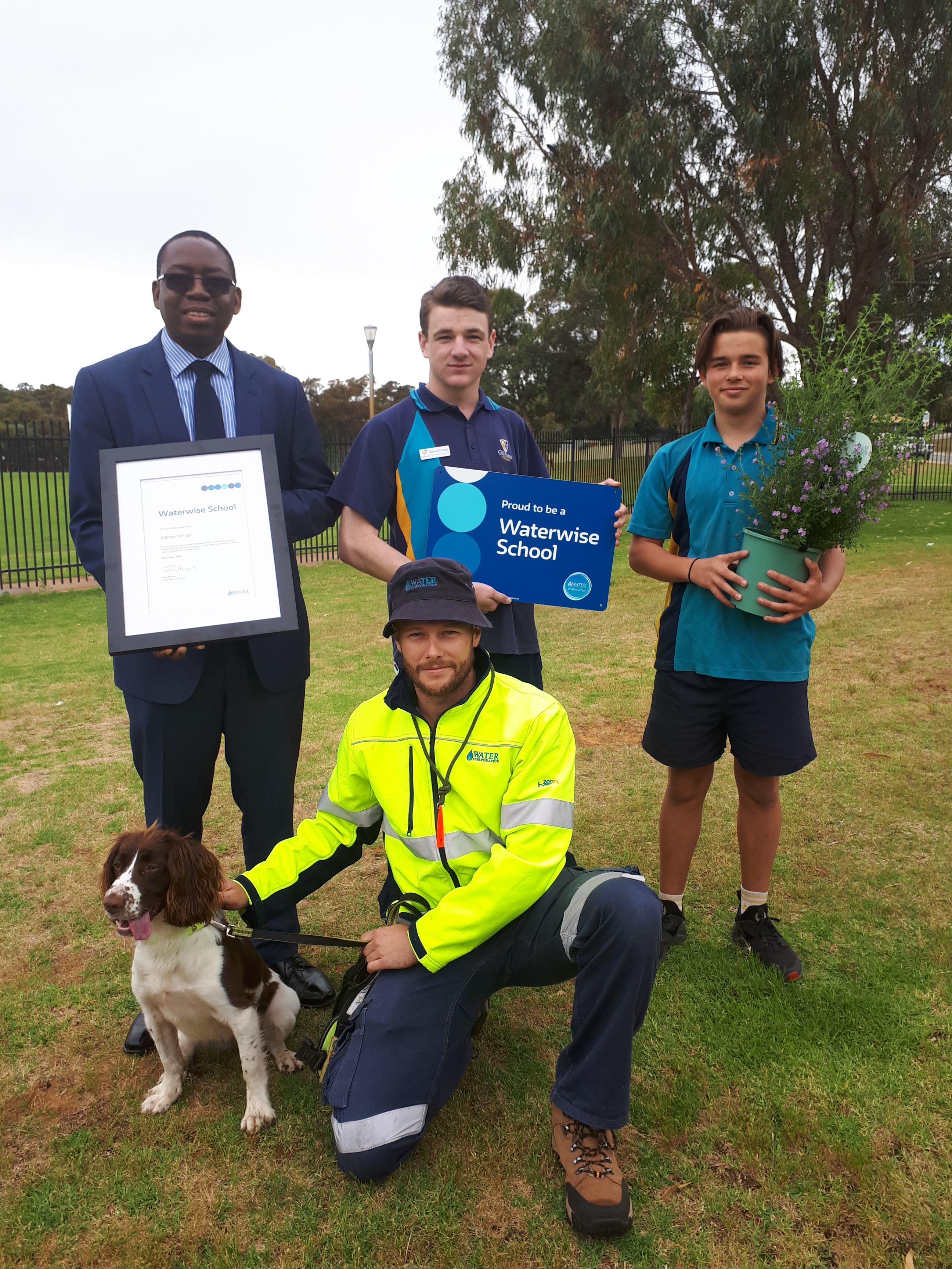 Gilmore College was recognised as a Waterwise School